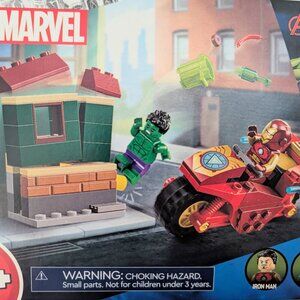 LEGO Marvel 4+ 76287 Iron Man with Bike and The Hulk New Factory Sealed